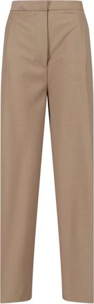Lardini Brown Wool Blend Tailored Trousers
