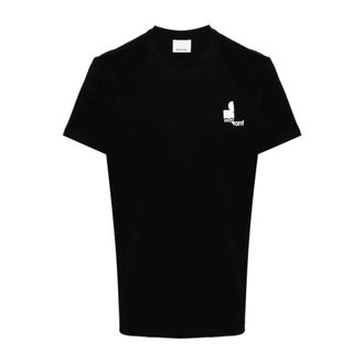 Isabel Marant Heren, Tops, Zwart, Maat: L Katoen