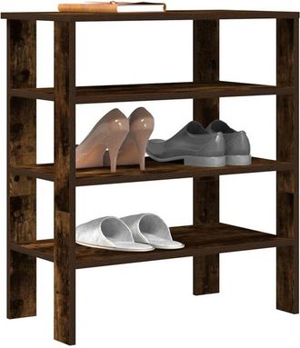 vidaXL Scarpiera Rovere Fumo 61x32x70 cm in Legno Multistrato - Vidaxl