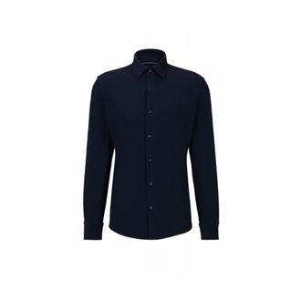 HUGO BOSS Hombre, Camisas, Azul, Talla: L