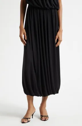 Cinq &agrave; Sept Calden Bubble Hem Skirt in Black at Nordstrom, Size Xx-Small