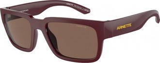 Arnette Mens AN4326U-290573 AN4326U 55 290573 Sunglasses - Red - One Size