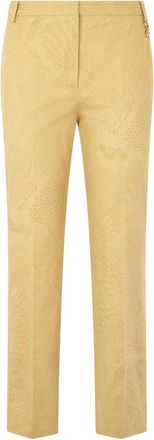 Roberto Cavalli Pantaloni con stampa pitonata - Toni neutri