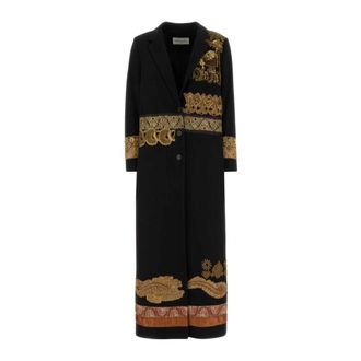 Dries Van Noten Ricky Coat - Coats - Mujer - Negro - S