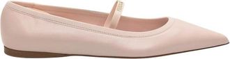 Ferragamo Carice Ballet Flat - Dames - Ballerinas - Roze - 36 1/2 EU - Leer - Schoenen