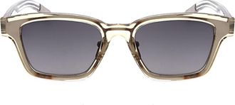Linda Farrow KRIS VAN ASSCHE KVA18 C7 Mens Sunglasses Yellow Size 50