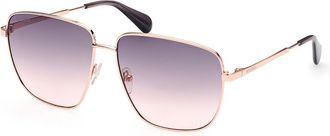 Max & Co. MO0041 33B Womens Sunglasses Gold Size 61