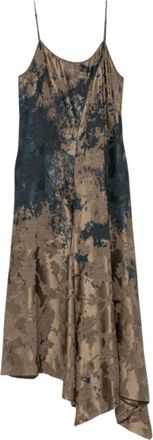 Uma Wang Acry Dress - Dresses - Mujer - Marr&oacute;n - S