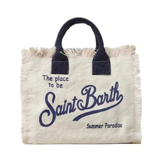 MC2 Saint Barth Tote Bags, female, White, Size: ONE SIZE Colette Hand Bag With Shoulder Strap