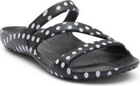Crocs Kadee II Polka Dot Slide Sandal in Black at Nordstrom Rack, Size 10
