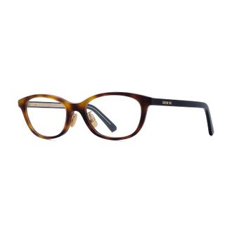 Dior DIORSPIRITOR2J2600 Tortoiseshell Acetate Oval Eyeglasses - Brown
