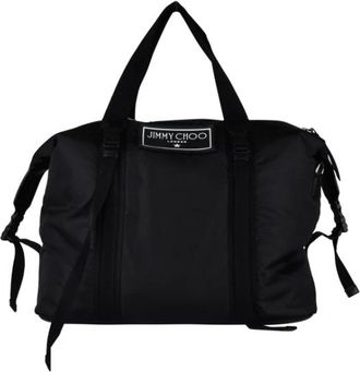 Jimmy Choo London Pre-owned Arlington tote bag - Heren - Vintage Weekendtas - Zwart - ONE Size - Katoen - Vintage