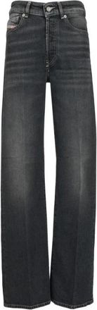 Diesel Regular Jeans 1971 D-Sent - Dames - Loose Fit Jeans - Grijs - W30 - Katoen - Jeans