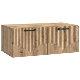 vidaXL Mueble Para Tv De Pared Roble Artesanal 78,5 X 41 X 30 Cm Vidaxl