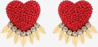 Deepa Gurnani Ohrringe mit Perlen und Strass Danika