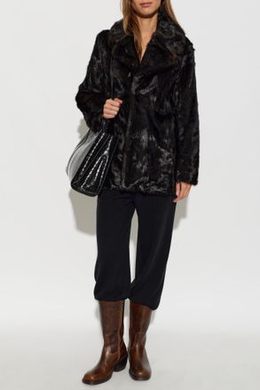 Zadig&Voltaire Fleur Faux Fur Coat, Womens, Brown