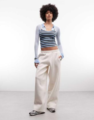 Collusion Joggers cocoon bianco sporco