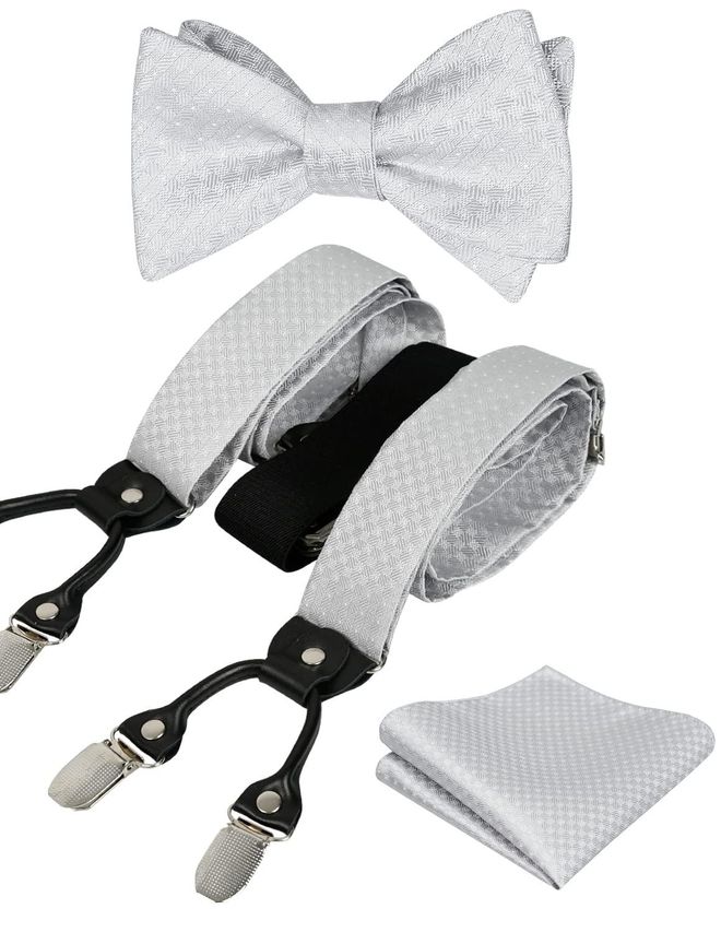 Men's Floral Pattern Tie With Flower Printed Pocket Square 3.15inches