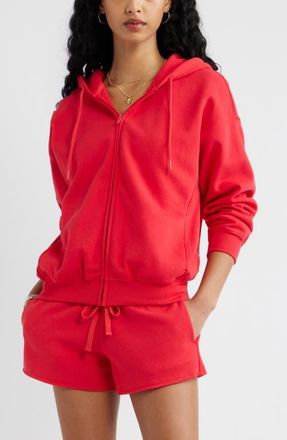 BP. Bubble Zip Hoodie in Red Saucy at Nordstrom, Size Xx-Small