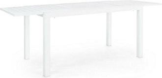 BIZZOTTO Mesa Extensible 140-210x77 Blanca En Aluminio