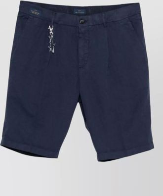 Paul & Shark shorts belt loops side and back pockets
