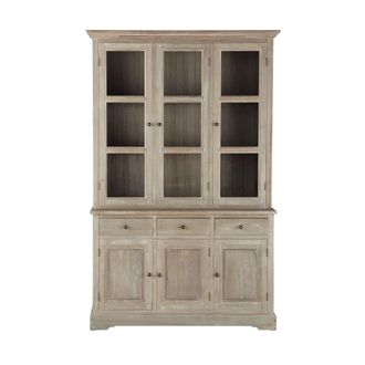 Maisons du monde Alacena 6 puertas 3 cajones de paulownia 130cm