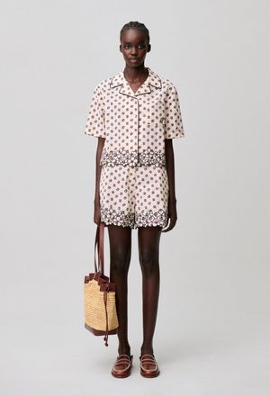 Claudie Pierlot Chemise coton broderie