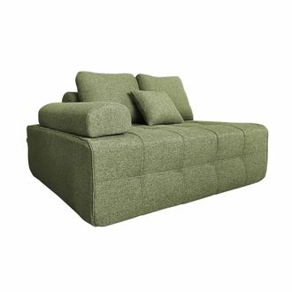 Oviala Sill&oacute;n derecho para sof&aacute; modular de tela verdes L 140 cm