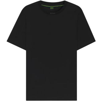 HUGO BOSS Heren Crew Neck Regular T-shirt (Zwart)