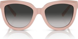 Tiffany & Co. 53mm Gradient Cat Eye Sunglasses in Grey Flash at Nordstrom