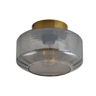 Lindby L&aacute;mpara De Techo hildur En Gris Vidrio - Lindby