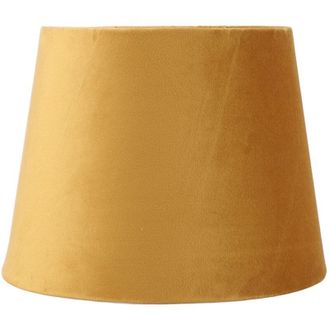 OEM Pantalla De Tela E27 E14, Pantalla C&oacute;nica De Terciopelo De Repuesto Para L&aacute;mpara Decorativa, Para Mesita De Noche, L&aacute;mpara De Pie Dorada -crezuo