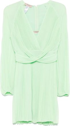 Twin-Set Abito corto plissettato - Verde