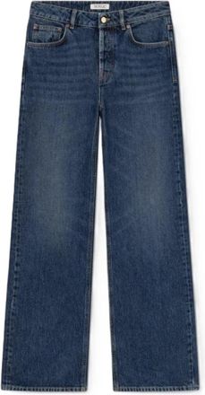 SoSUE Nola Wide Jeans - Dames - Loose Fit Jeans - Blauw - W26 - Katoen - Jeans