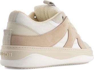 Mason Garments Mens Sneakers Beige Leather