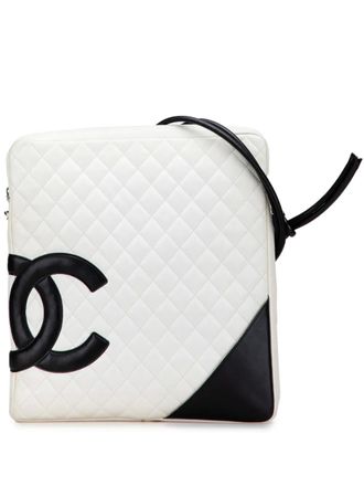 Chanel 2004-2005 Maxi Lambskin Cambon Ligne crossbody bag - women - Lambskin - One Size - Black