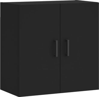 vidaXL Armario De Pared Madera De Ingenier&iacute;a Negro 60x31x60 Cm Vidaxl