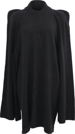 Rick Owens Tec Sweater in Black Cashmere