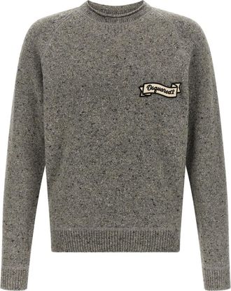 Dsquared2 Grey Crew Neck Sweater