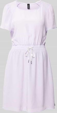 Marc Cain Minikleid mit Tunnelzug in Flieder, Gr&ouml;&szlig;e 34