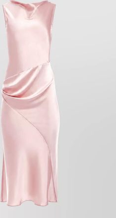 Nina Ricci silk knee-length midi dress