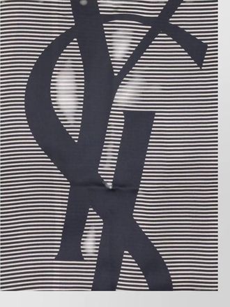Saint Laurent silk striped scarf