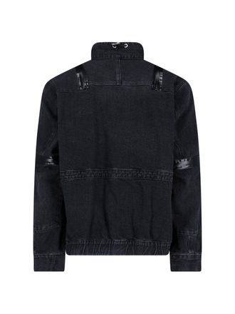 sacai Mens Jackets Black Cotton