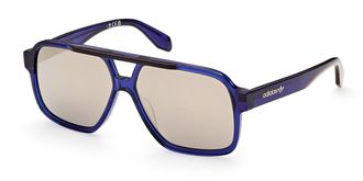 adidas OR0066 91G Mens Sunglasses Blue Size 59