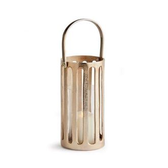 Napa Home & Garden Huxley Hurricane Candle Holder Short in Gold at Nordstrom