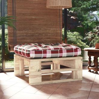 vidaXL Ottomana da Giardino Pallet in Legno di Pino Impregnato vidaXL