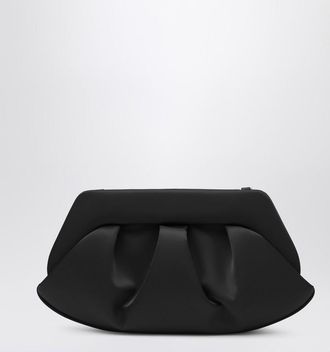 Themoirè Clutch Emera black in satin
