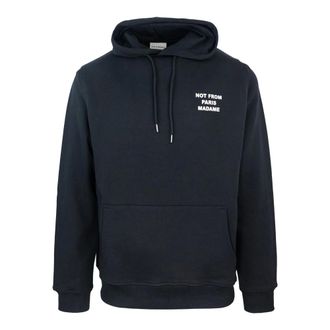 Drôle de Monsieur Hoodies, male, Black, Size: XL Black Cotton Sweater