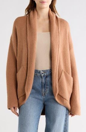 Wishlist Shawl Collar Cardigan in Camel at Nordstrom Rack, Size Medium/large Regular