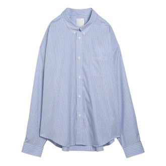 Givenchy Long Sleeve Shirt - male - Givenchy - Casual Shirts - Blue - XL - Shirts